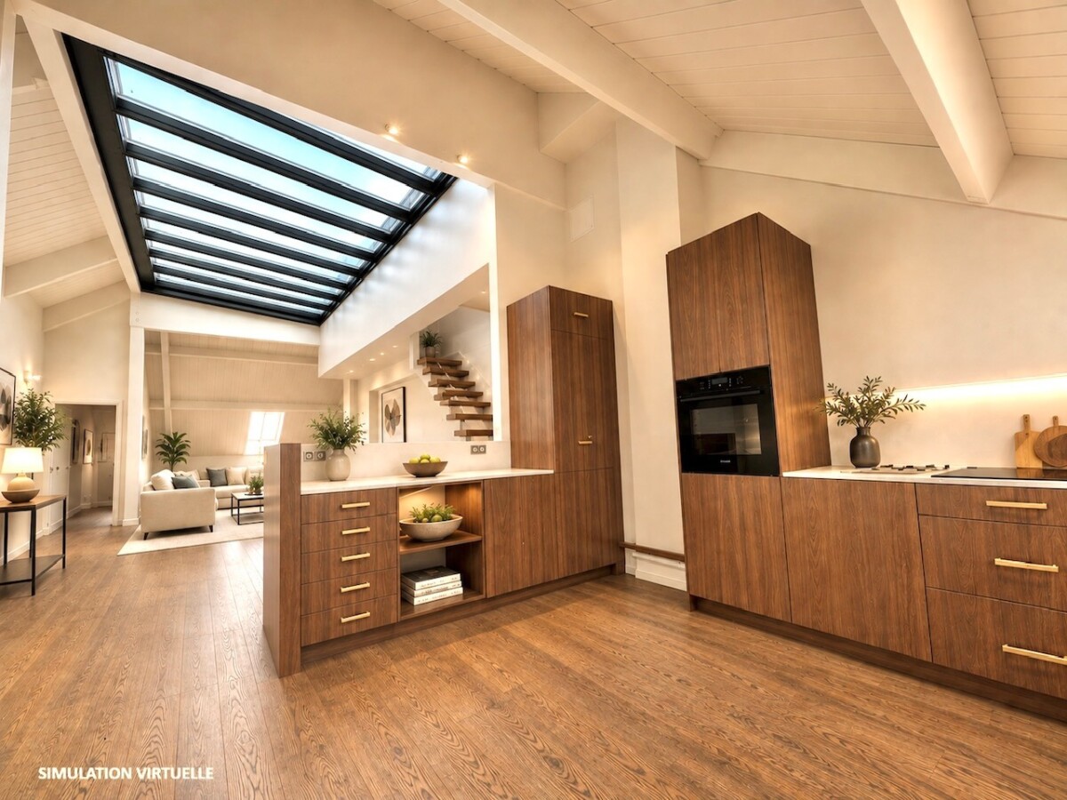 Photo 2 : Loft - dernier étage - Boulogne Nord