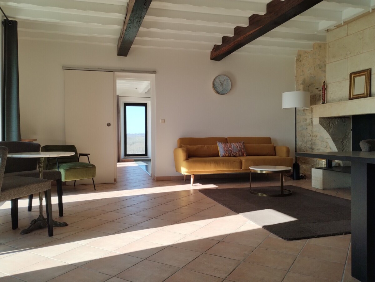 Photo 5 : Entre-deux-Mers, maison ancienne rénovée avec vue dominante