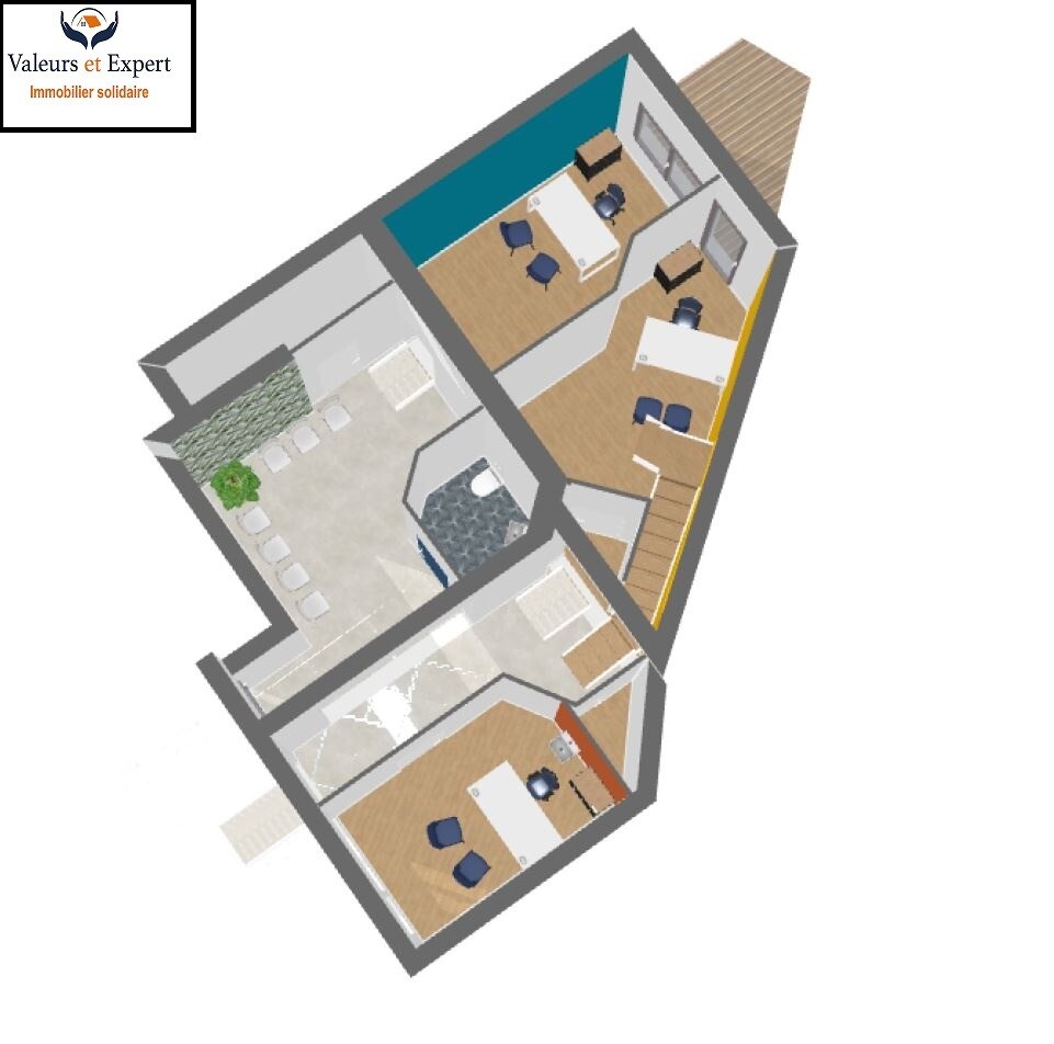 Photo 8 : TB Appartement T3 en duplex avec 2 terrasses - Lille - 95m²