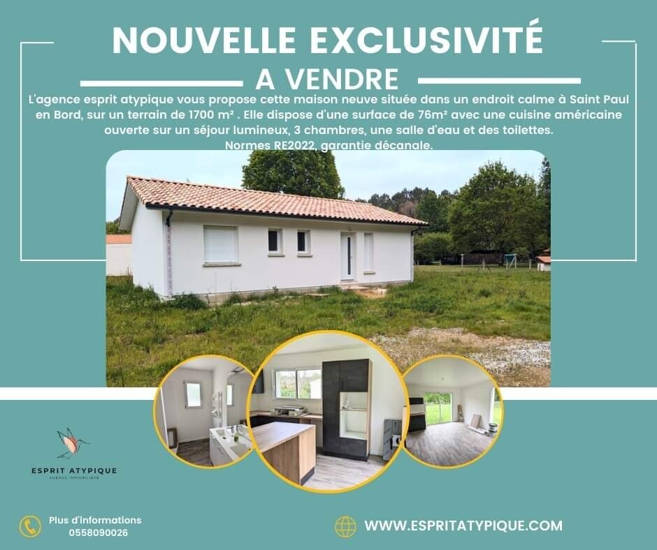 Photo 3 : Maison - Saint-Paul-en-Born - 76m²