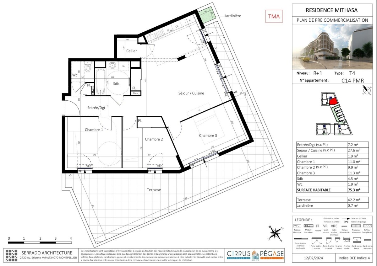 Photo 2 : Appartement - Castelnau-le-Lez - 72m²