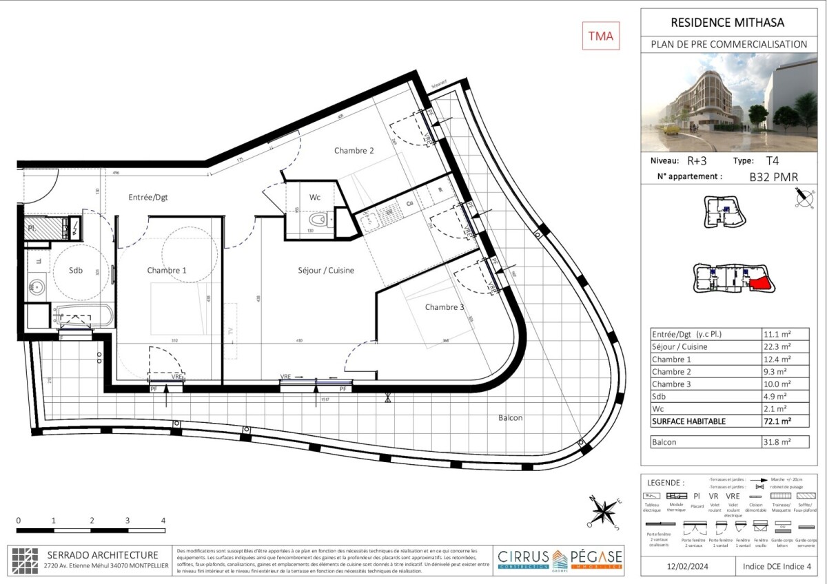 Photo 4 : Appartement - Castelnau-le-Lez - 72m²