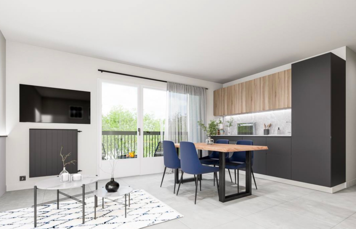 Photo 1 : T3 avec balcon parking Brignais -43m²