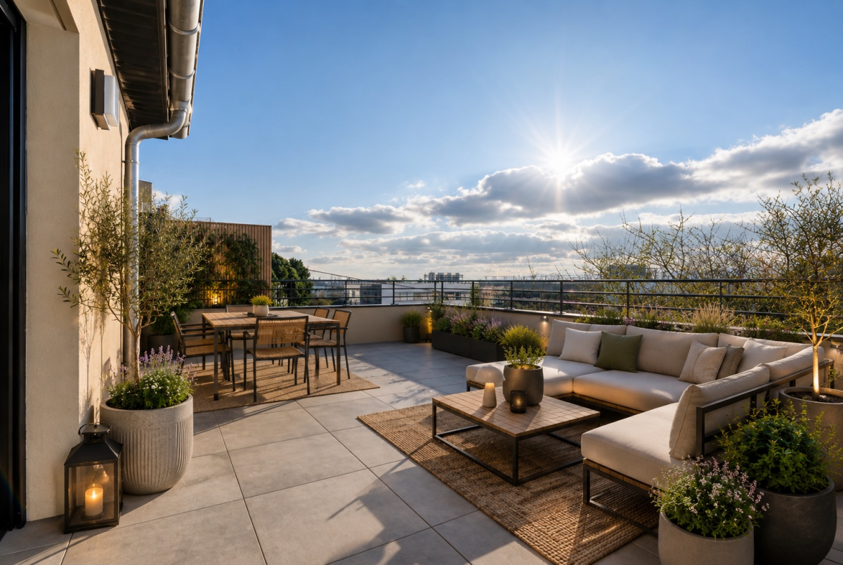 Photo 1 : T4 terrasse dernier étage avec parkings - Dardilly - 82m²