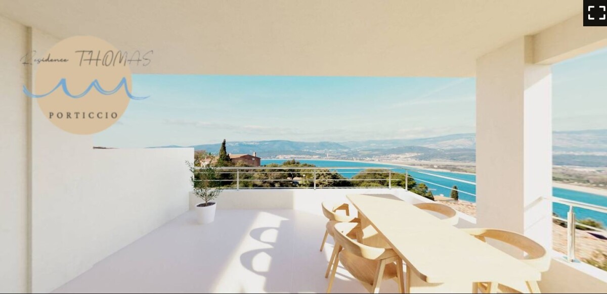 Photo 1 : T3 AVEC GRANDE TERRASSE ET VUE MER PORTICCIO