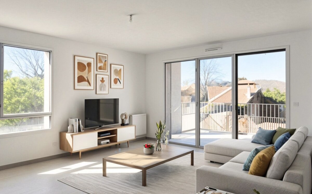 Photo 2 : T4 avec terrasse  - Tassin-la-Demi-Lune - 84m²