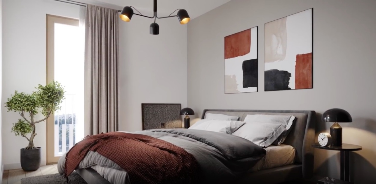 Photo 2 : 3P standing vue dégagée en étage élevé- Lyon - 93m²