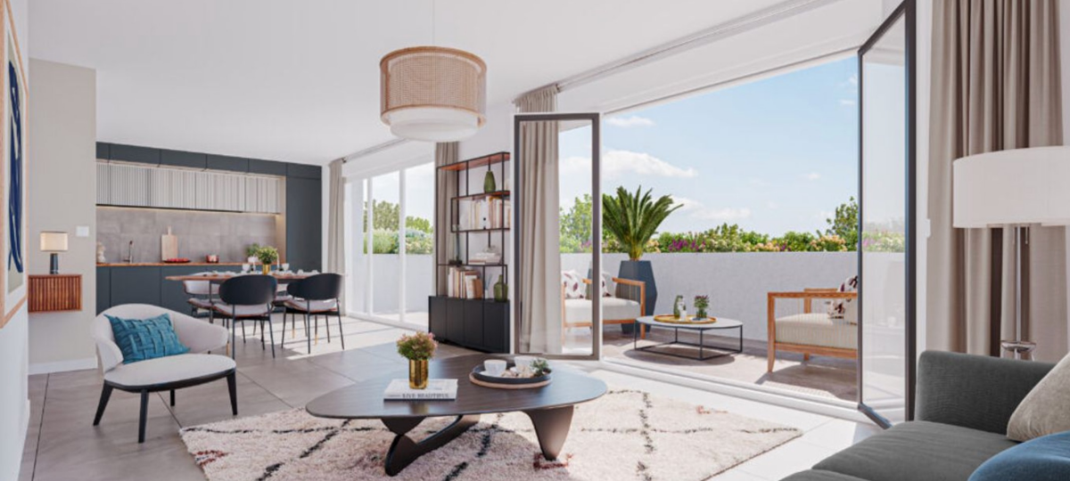 Photo 1 : T4 terrasse en étage - La Verpillière - 86m²
