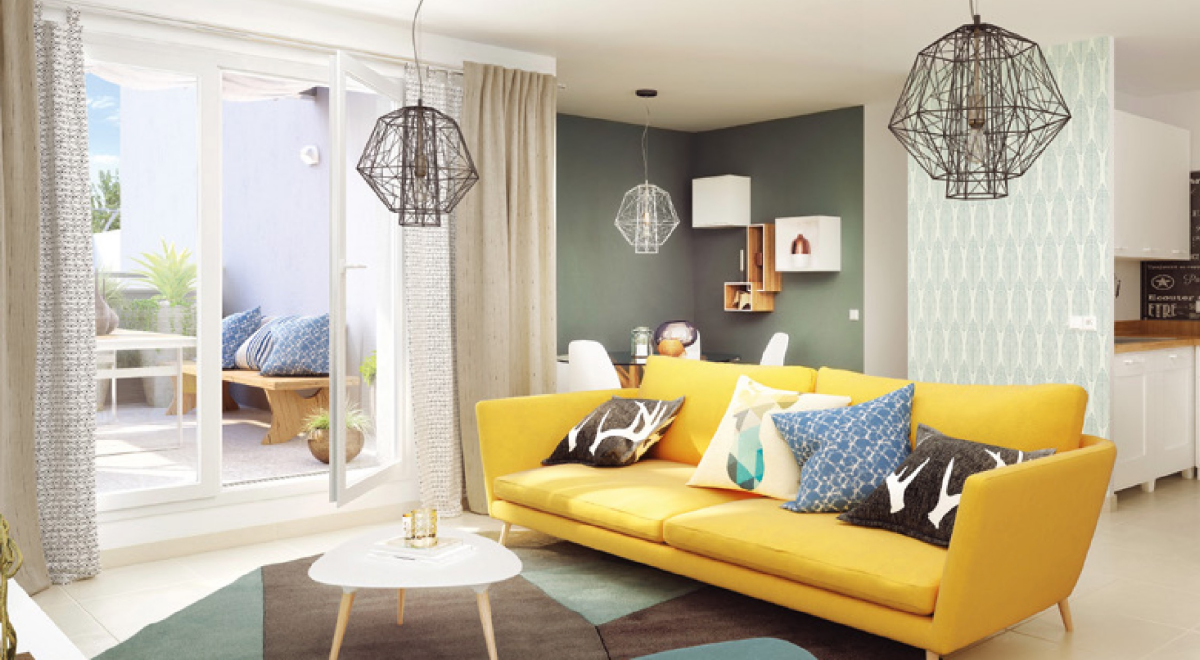 Photo 1 : T2 en étage avec balcon - Vénissieux - 43m²
