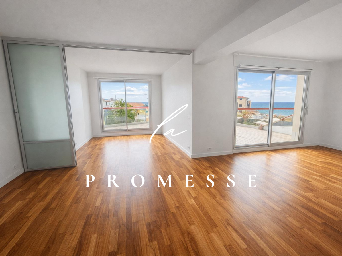 Photo 2 : T3/4 - Terrasse/Garage - Vue Océan