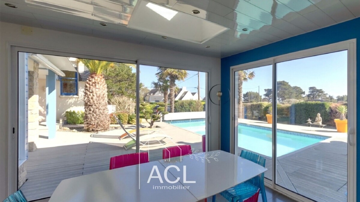 Photo 7 : Maison d’architecte avec piscine à 200 m des plages