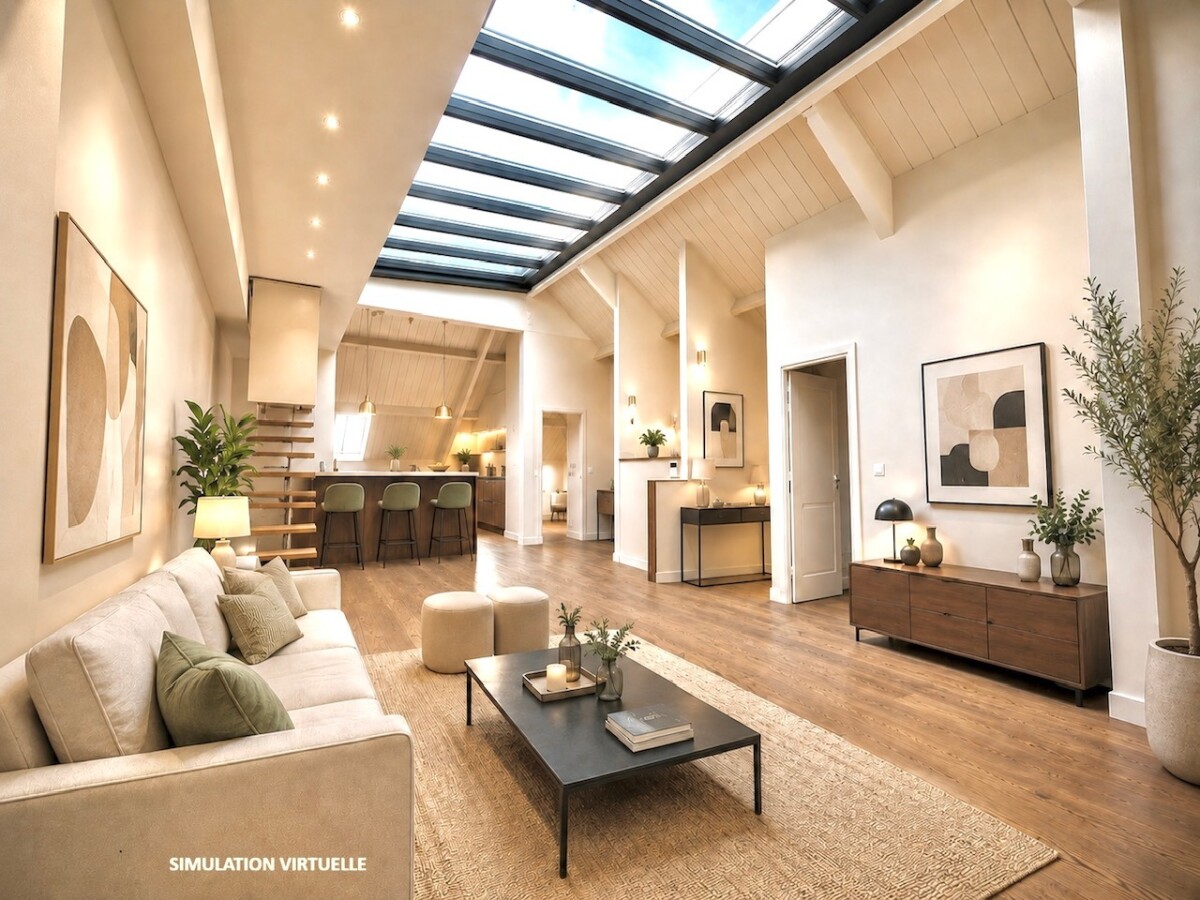 Photo 1 : Loft - dernier étage - Boulogne Nord
