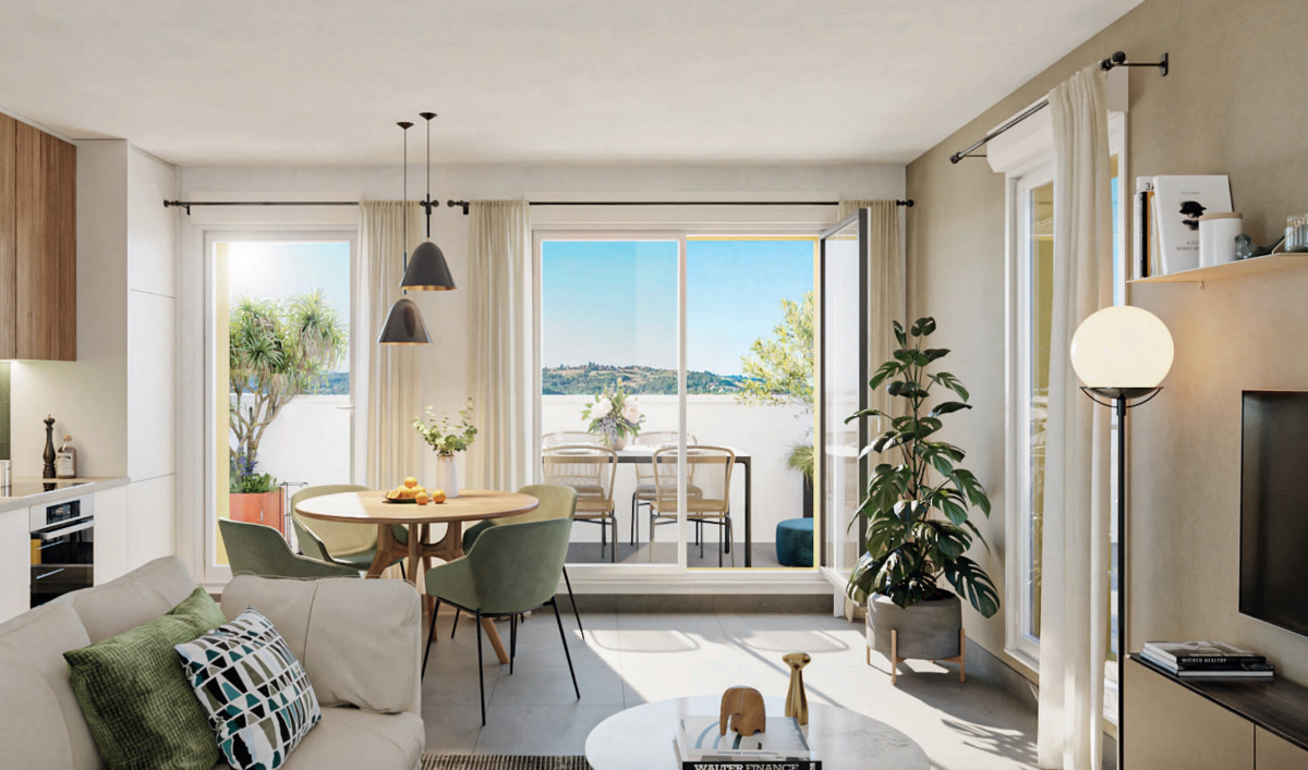 Photo 1 : T3 avec balcon et parking - Givors - 63m²