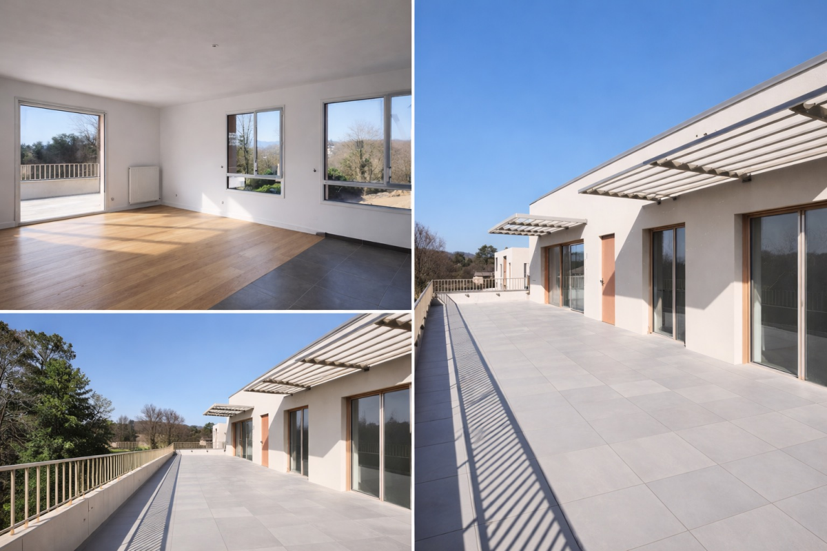 Photo 1 : T5 villa sur le toit  - Tassin-la-Demi-Lune - 127m²