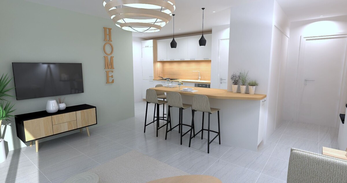 Photo 3 : Appartement - Saint-André-de-Sangonis - 46m²