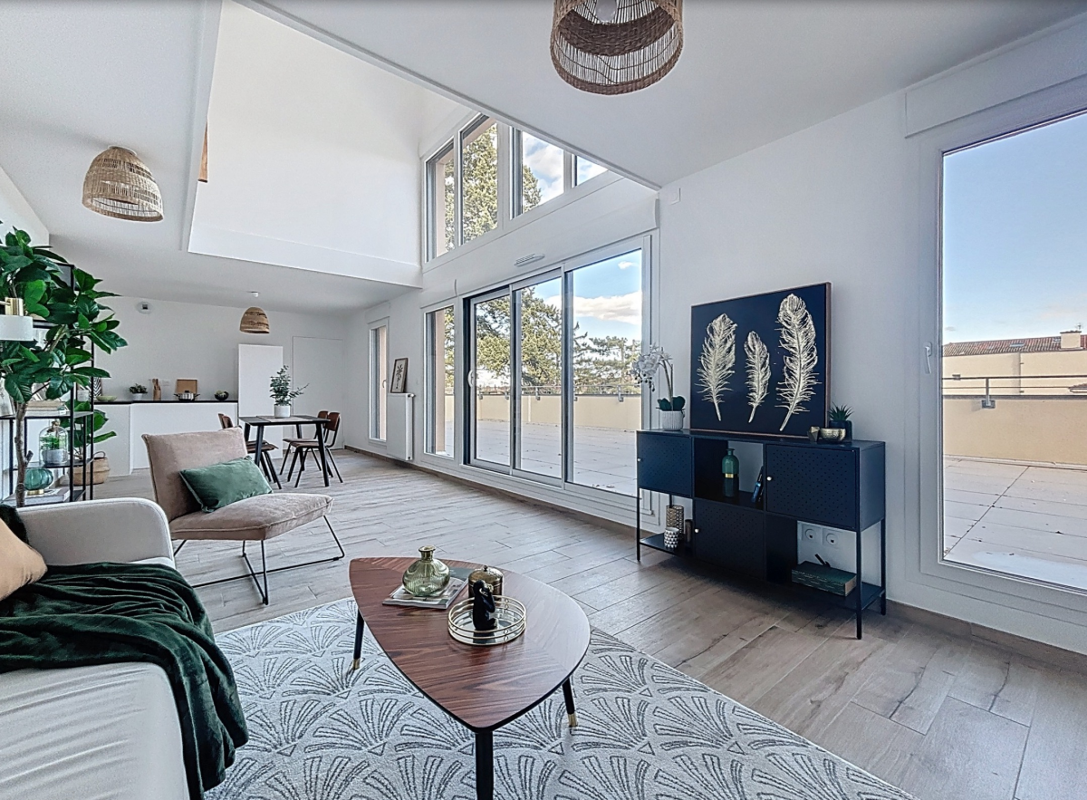 Photo 1 : Duplex / Maison sur le toit – 5P – 125 m² – Bourg-en-Bresse