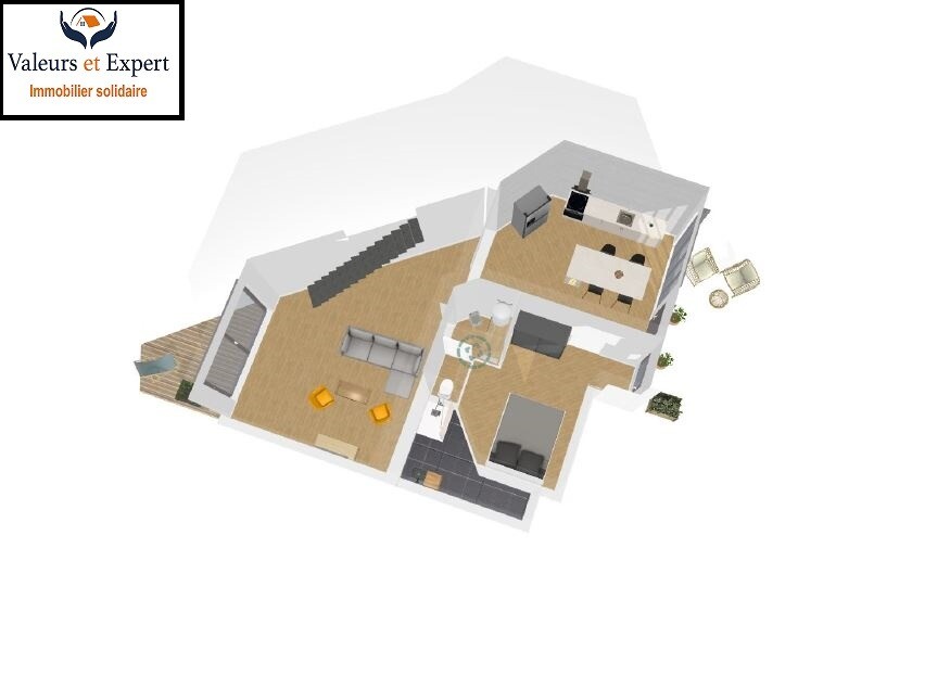 Photo 5 : TB Appartement T3 en duplex avec 2 terrasses - Lille - 95m²