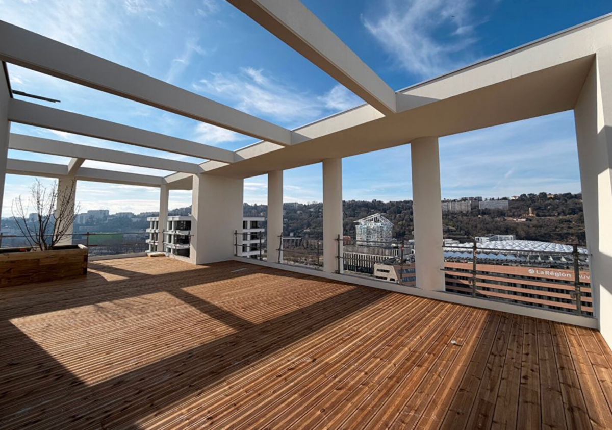 Photo 1 : T4 93 m² avec terrasse SUD 25 m² – Lyon Confluence