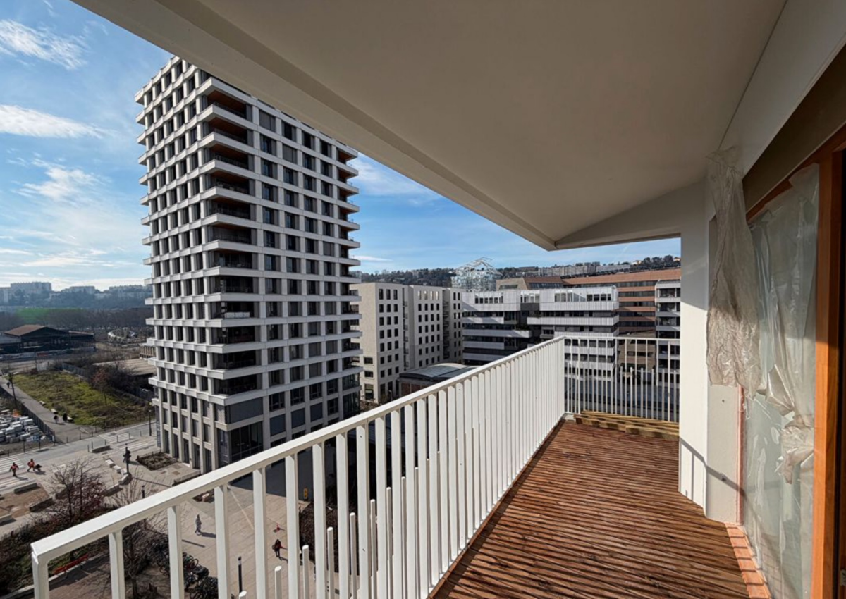 Photo 2 : T4 93 m² avec terrasse SUD 25 m² – Lyon Confluence