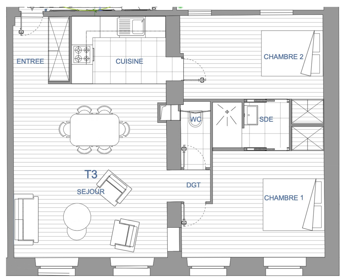 Photo 12 : Appartement - Paris - 67m²