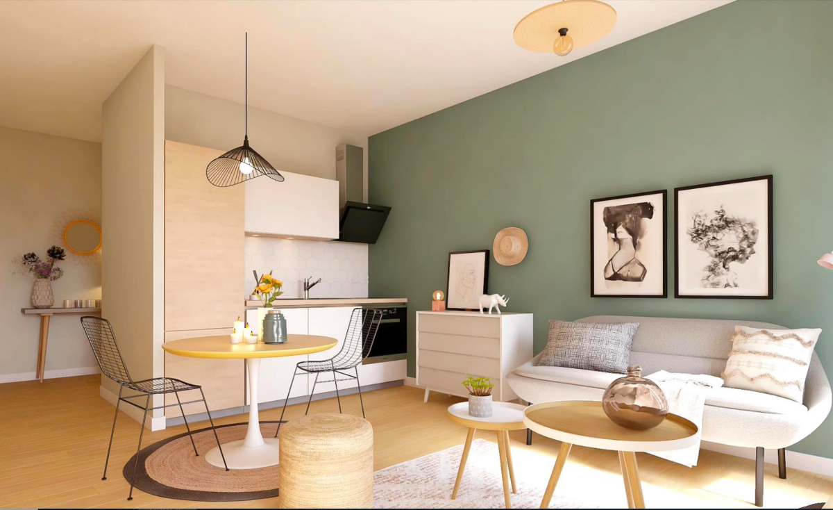 Photo 1 : Plateau 2 pièces 40 m² – Projet clé en main – Brindas