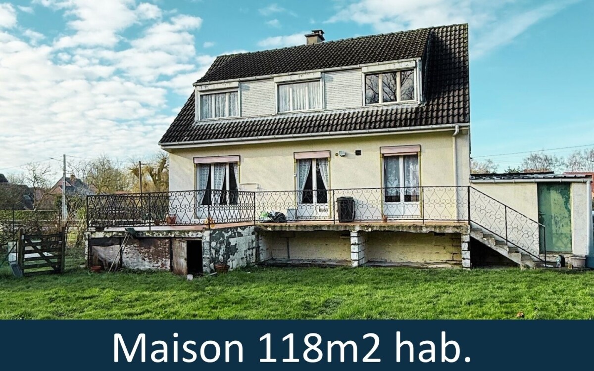 Photo 1 : TB Maison individuelle, 5 chbres, jardin, garage, parking.