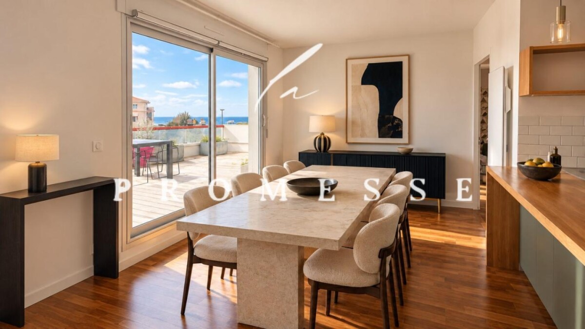 Photo 2 : 2/3 CHAMBRES - TERRASSE VUE OCEAN