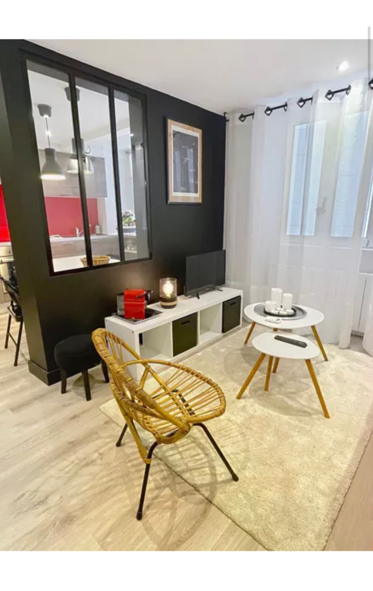 Photo 2 : Rare T2 duplex meublé climatisé - Lyon - 43m²