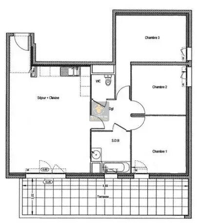 Photo 8 : Appartement - Montpellier - 81.74m²