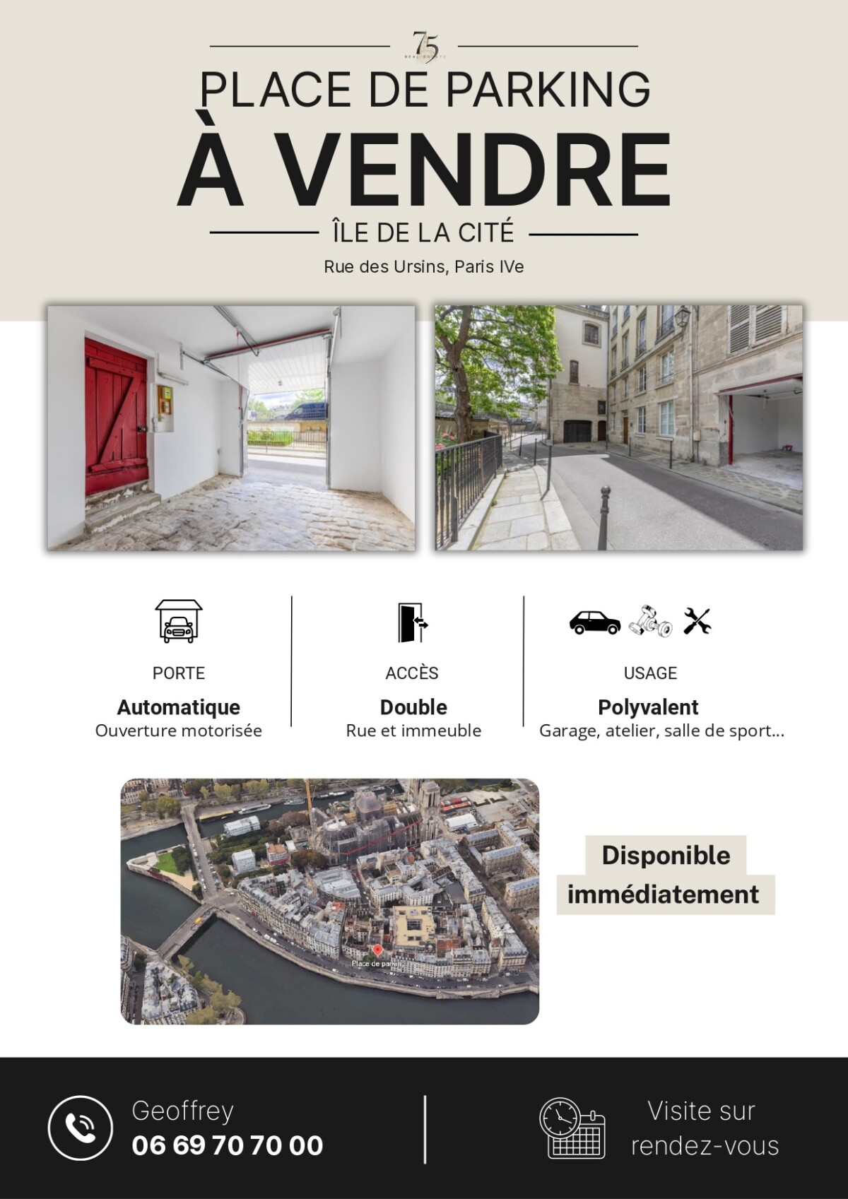 Photo 3 : Garage - Paris - 16m²
