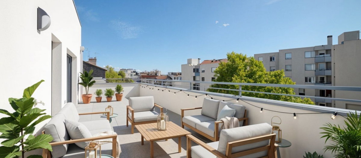 Photo 1 : Grand 3P terrasse dernier étage- Villeurbanne - 69m²