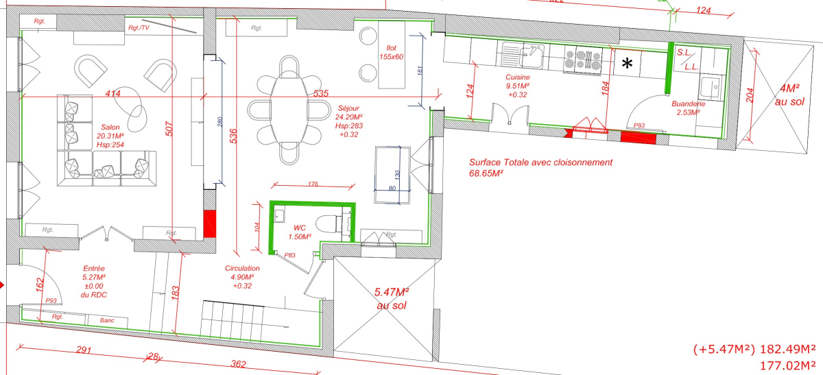Photo 5 : Jolie maison, 202m², 7 chambres, terrasse, jardin