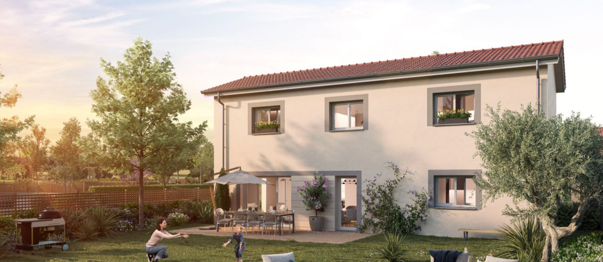 Photo 2 : Maison 5P avec garage - Genas - 146m²