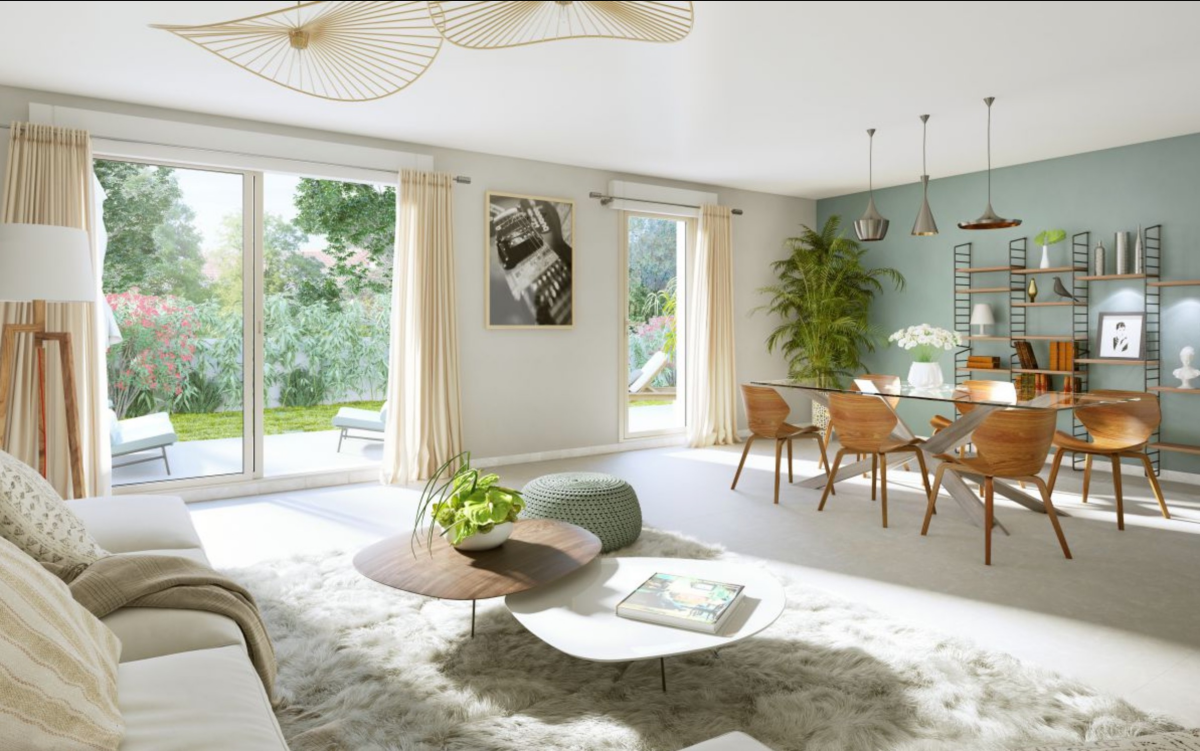 Photo 1 : T4 avec terrasse et Jardin - Villeurbanne - 88m²