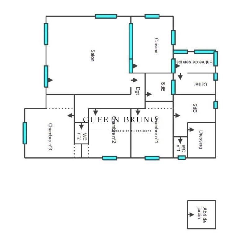 Photo 18 : Villa à Lanton 3 chambres