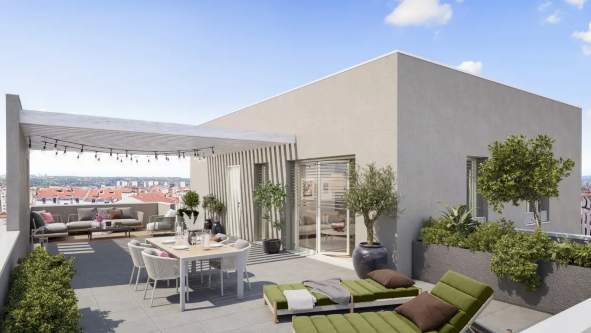 Photo 2 : Villa de standing sur le toit - Lyon - 146m²