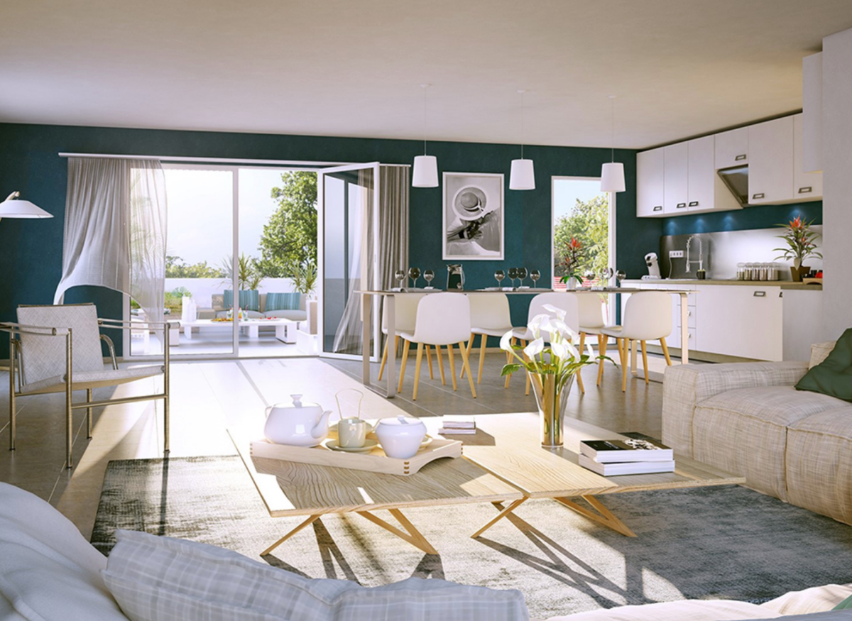 Photo 1 : T3 étage élevé avec grand balcon - Lyon - 70m²