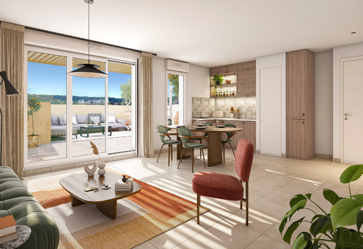 Photo 1 : T3 belle vue dégagée - Ambérieu-en-Bugey - 62m²