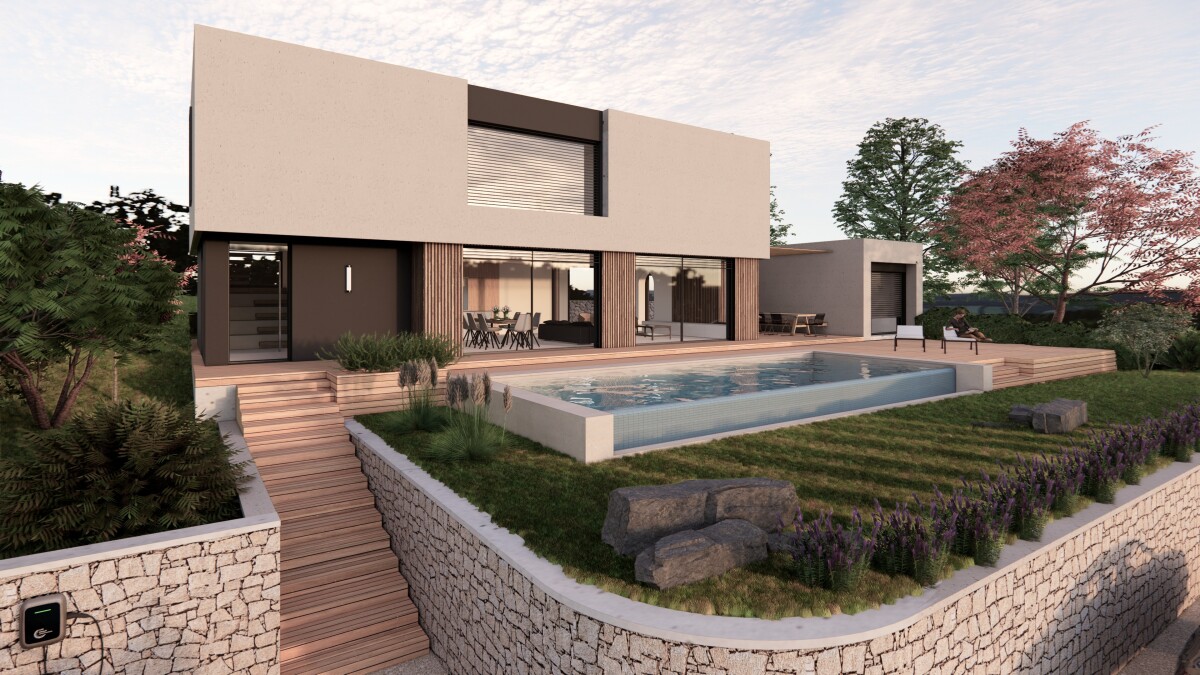 Photo 1 : Projet villa contemporaine - THOIRY (01)