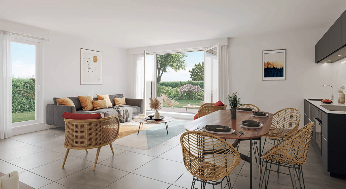 Photo 1 : Grand T3 avec grand jardin  - Francheville - 79m²