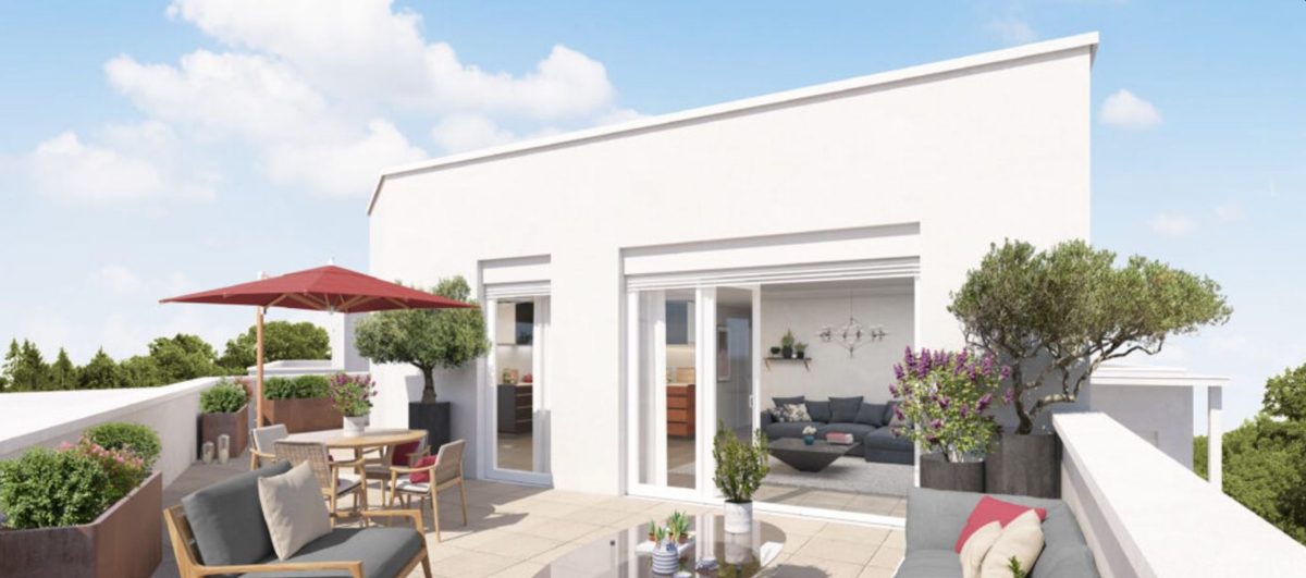 Photo 1 : 4P Villa sur le toit  - Villeurbanne - 112m²