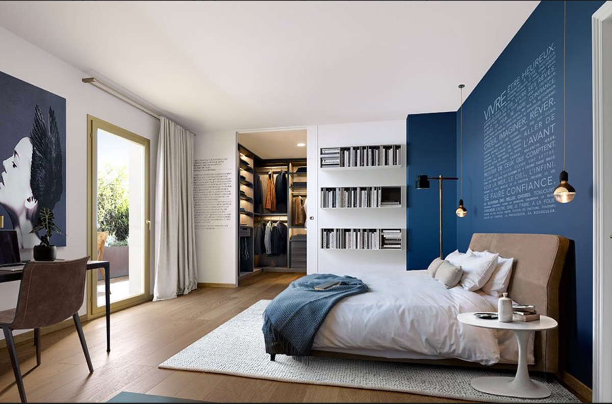 Photo 2 : T4 de standing avec balcon- Lyon - 90m²