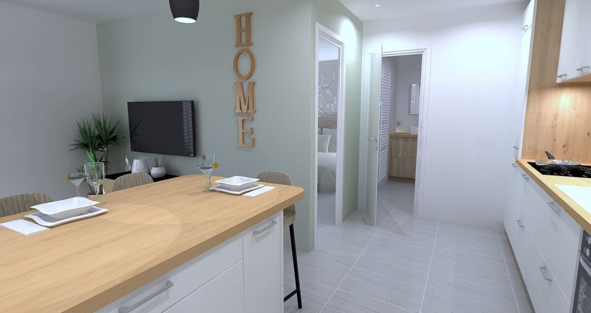 Photo 4 : Appartement - Saint-André-de-Sangonis - 46m²