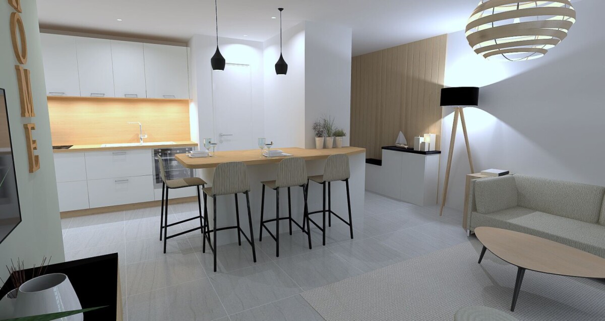 Photo 2 : Appartement - Saint-André-de-Sangonis - 46m²