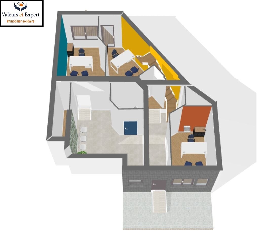 Photo 7 : TB Appartement T3 en duplex avec 2 terrasses - Lille - 95m²