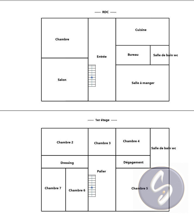 Photo 4 : LOCATIF INDEPENDANT à finir + MAISON 6 CHAMBRES dont 1 en rdc